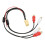 4RCA Aux In Adapter Cable for Car Audio System Replacement Durable Plastic 12
