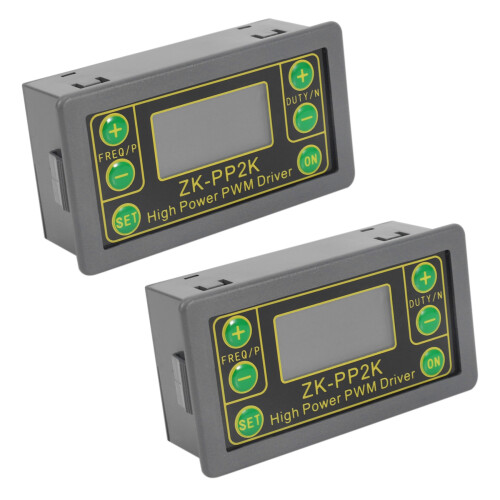 2X ZK-PP2K PWM  3.3-30V 12V 24V Motor Speed Controller Regulator 8A 150W Adjustable