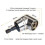 Impact Grade Power Hand Tools Driver Sockets Adapter Extension Set, 6Pcs Hex Shank Drill Nut Driver Bit Set 5