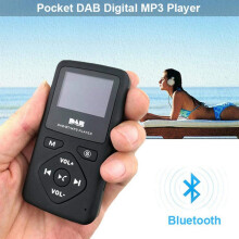 2X DAB/DAB Digital Radio 4.0 Personal Pocket FM Portable Radio Earphone MP3 Micro-USB for Home