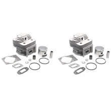 2X, 44MM 52CC Cilindro Assy 1E44F-5 44F-5 44-5 BG520 CG520 Gruppo Cilindro Kit Pistone Trimmer Parti
