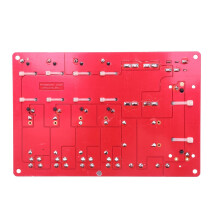 2X 300W 5 Way Speaker Audio Frequency Divider 2 Tweeter 2 Middle+ 1 Bass Speaker Crossover for Home Audio System
