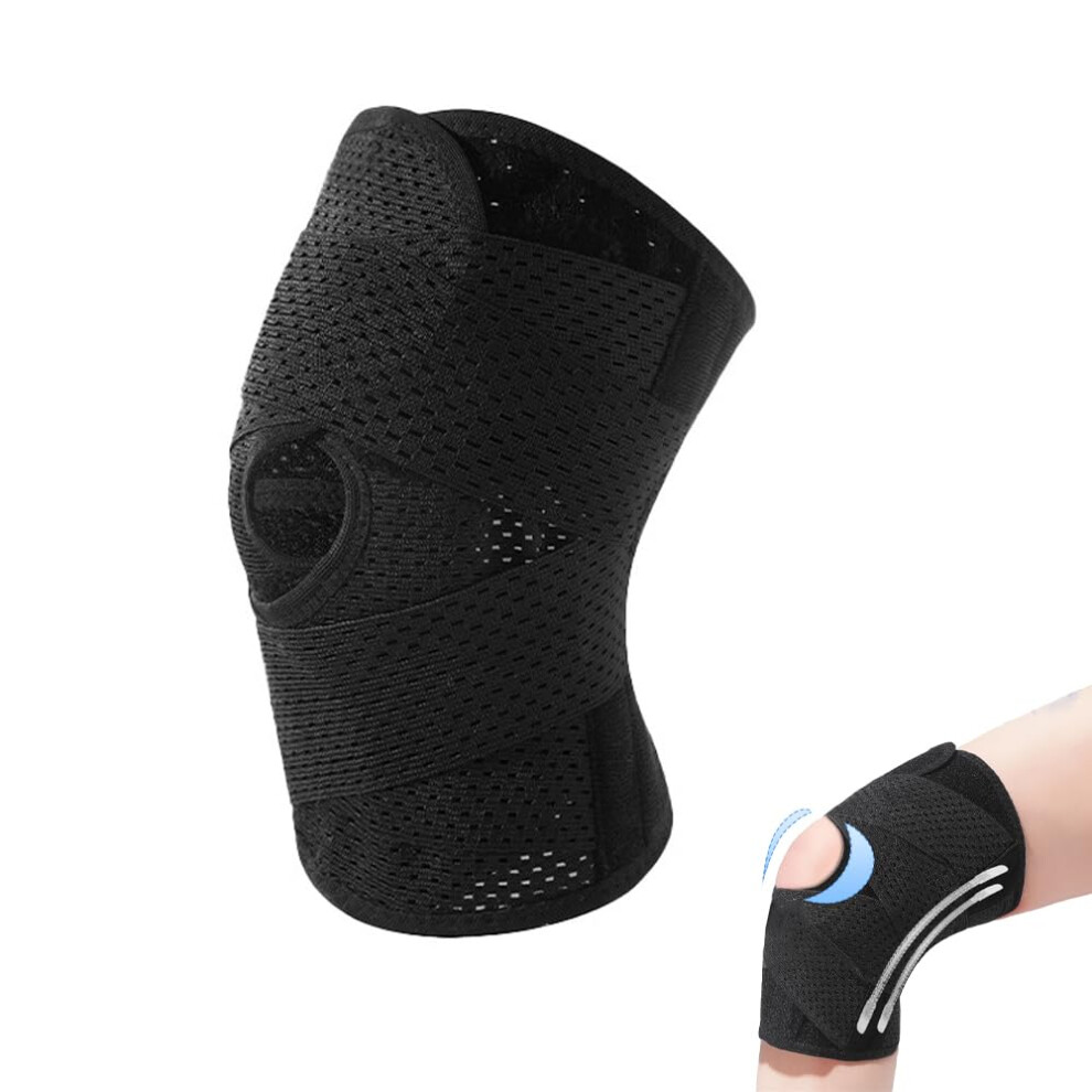 Adjustable Large Knee Brace for Arthritis Pain Relief with 360 Patella Stabilization and Support