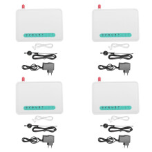4X Fixed Wireless Terminal Quad Band GSM SIM Card Phone Desktop Caller Dialer GSM850/900/1800/1900MHZ EU Plug