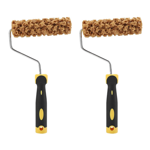 2X M60 Seaweed Sponge Roller Brush Imitation Seaweed Sponge Roller Pattern Liquid Wallpaper Paint Texture Tool 1