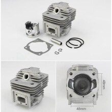2X,44MM 52CC Cylinder Assy 1E44F-5 44F-5 44-5 BG520 CG520 Cylinder Assembly Piston Kit Trimmer Parts