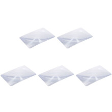 5pcs Magnifier Fresnel Lens Page 3X Magnifying Sheet 180X120X0.5mm