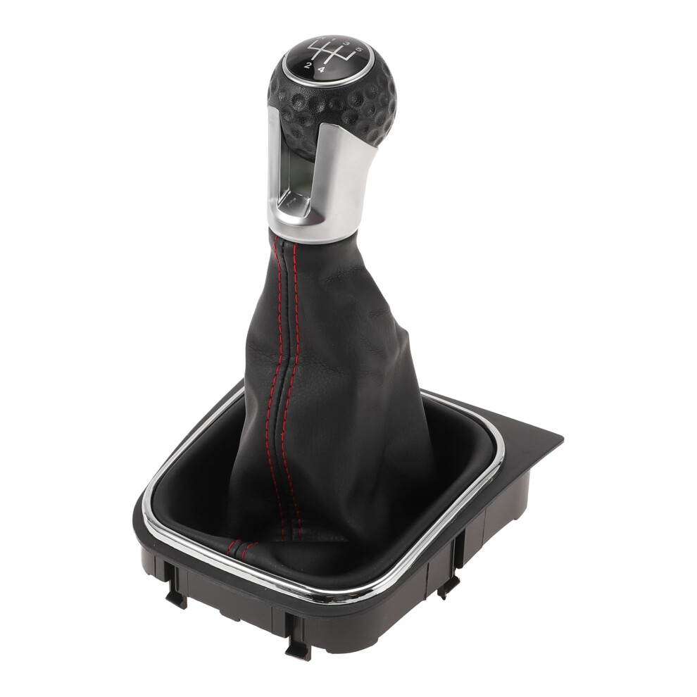 Gear Shift Knob 5 Speed Manual Faux Leather Replacement For Vw Golf Mk5 Gti Gtd R32 20042009 9073542695561