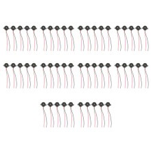 50 Stueck 3-24V 85 DB Schall Elektronische Alarmton Schwarz 23 x 12 mm