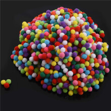 3000 Pz 10 mm Misto Colore Morbido Soffici Pom Pom Pompons per Bambini Mestieri