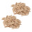 200Pcs No. 0 Assorted Wood Biscuits for Tenon Machine Woodworking Biscuit Jointer Woodworking Accessory 1