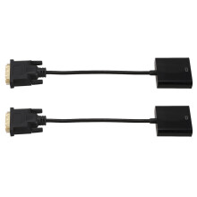 2X Dvi Zu VGA Adapterkabel 1080P Dvi-D Zu VGA Kabel 24 + 1 25-Poliger Dvi-Stecker Auf 15-Polige VGA-Buchse Video Konverter fuer Pc-Anzeige