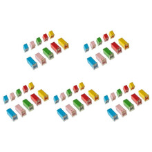 50 Pc Car Fuse FMX Female Maxi Fuse Assortment LOW and TALL/STD Shaped Assortment Fuse 20A 30A 40A 50A 60A