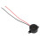 50 Pcs  3-24V 85DB Sound Electronic Buzzer Alarm Black 23 x 12mm 6