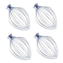4X Wire Whip Attachment for Tilt- Stand Mixer for K5AWW 5 Quart KSM50, KSM5 Egg Cream Stirrer Accessories
