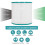 2X True HEPA Replacement Filter Compatible with   Purifier Pure Cool Link TP01 TP02, TP03, Part 968126-03 5