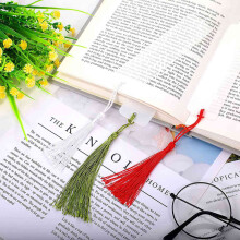 60 Pieces Blank Acrylic Bookmark Acrylic DIY Bookmark Unfinished Acrylic Book Markers Ornaments and 60 Colorful Tassels