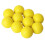 60Pcs Yellow Soft Elastic Indoor Practice PU 3