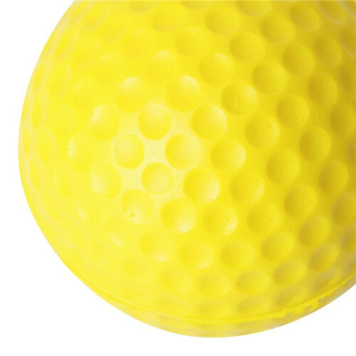 60Pcs Yellow Soft Elastic Indoor Practice PU