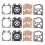 3X Carburetor Diaphragm Kit for  MS170 MS180 MS210 MS230 MS250 3