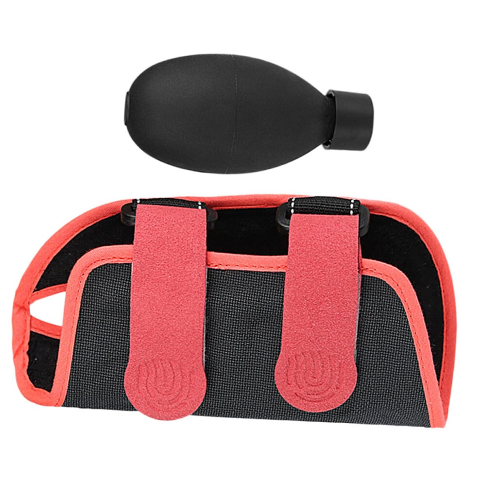 Adjustable Wrist Support Brace with Thumb Stabilizer and Inflatable Compression Pad for Sports
