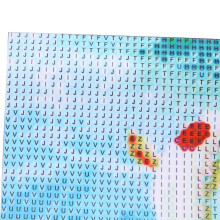 3X 5D Art Diamond Painting Round Full Diamond Koi Carp Stitch Kits Embroidery Home Decors