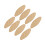 200Pcs No. 0 Assorted Wood Biscuits for Tenon Machine Woodworking Biscuit Jointer Woodworking Accessory 6