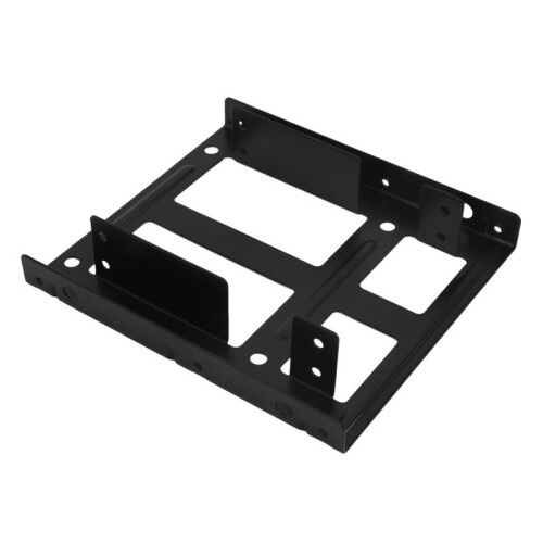 5 Peças 2X SSD de 2,5 Polegadas para Suporte do Kit de Montagem da Unidade de Disco Rígido Interna de 3,5 Polegadas (Cabos de Dados  e Cabos de 1