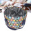 Collapsible Foot Bath Basin Polyester 21L Waterproof Foot Spa with Handle Rope 12