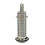 Professional 6.35mm Electric Guitar Jacks Socket Alloy-Silver 2 1