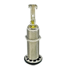 Legering 6,35 mm gitaar-bas-aansluitingen Socket Secure-Zilver 1