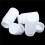 Plastic Empty Medicine Bottles Pill Tablet Container Holder 15Pcs White 8