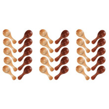 30 Cucchiai di Legno Condimento di Zucchero Condimento di Zucchero Sale Cucchiaino Caffè Tè Marmellata Gelato Alla Senape Cucchiaio di