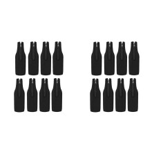 Beer Bottle Cooler Sleeves, Zip Extra Thick Neoprene Insulated Sleeve-Keep Beer Cold and Hands Warm, 12 OZ 16pack
