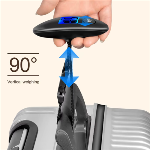 40kg/100g Portable Luggage Scale  with Webbing Belt 2