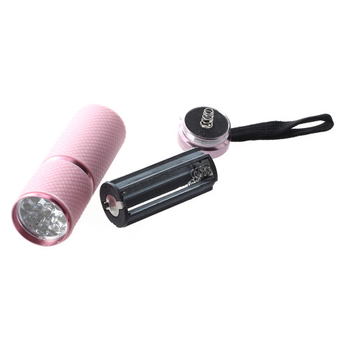 Outdoor   Rubber Coated 9-LED Flashlight Torch 1
