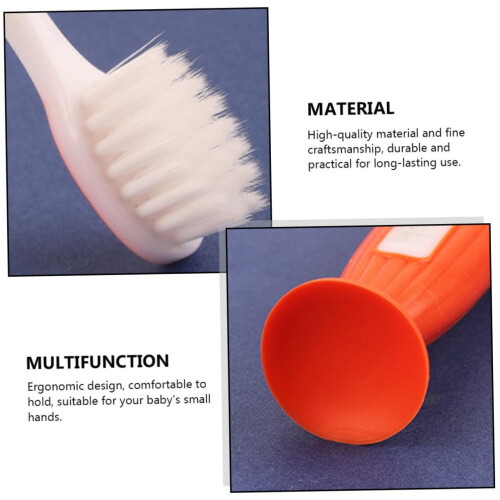 Soft Bristle Travel Toothbrush Set with Compact Size and Small Head for Sensitive Teeth, 4pcs 2