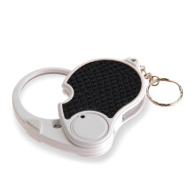 5Fach Lupe Leselupe mit LED Lampe Einschlaglupe Tragbar Klappbar Schluesselring