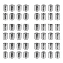 48 Pcs Stainless Steel Wire Rope Green Wall Trellis Fitting Clip 3mm Wire