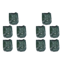 10X Organic Waste Kitchen Garden Yard Compost Bag Environmental PE Cloth Planter Kitchen Waste Disposal Compost Bag-S