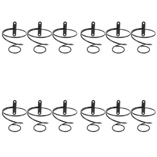 12Pack Simple Single Bottle Wall-Mounted Wine Rack, Wine Bottle Display Rack, Metal Hanging Wine Rack
