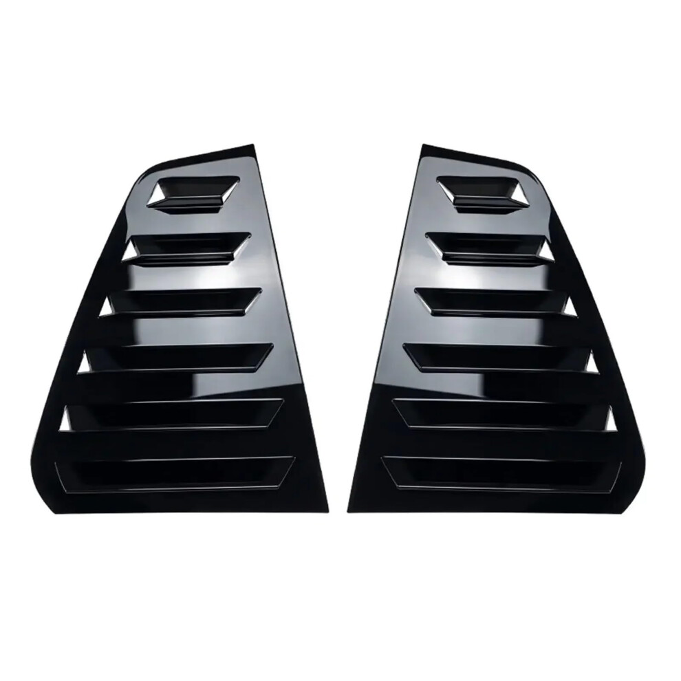 Gloss Rear Window Louver For Vw Golf Mk7 Mk7.5 20132019, Sporty Styling And Scratch Protection Black 9073542695653
