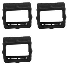 3X Capa Protetora de Silicone para Pardela Perdix Ai e Perdix Sa Relógio de Computador de Mergulho Capa de Silicone Preta