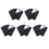 Black Adhesive Back  Sheets Fabric Sticky Back Sheets Self-Adhesive Durable and Water Resistant, 50 PCS 1