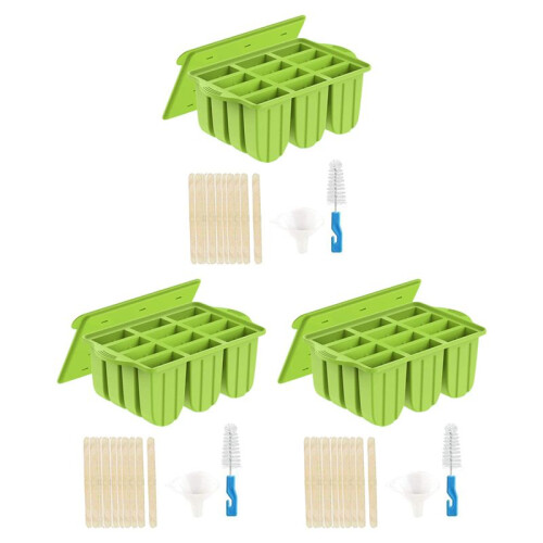 3X Silicone  Mold,  Mold Maker with 150PCS  Sticks  Bags
