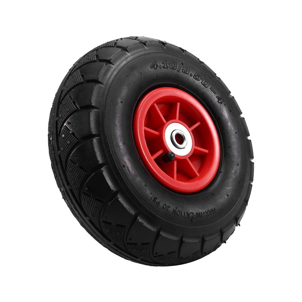 Children's Electric Car Inflatable Tires, Kid's Electric Tricycle Rubber Wheels Children's Car Tires 1.2Cm Hole 10 Inch Black 6033335232284