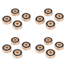 16PCS Turntable Isolation Feet Pads Aluminum Speaker Spikes Stand Foot Cones Base Mat for Audio Sound Amplifier