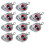 30pcs Swing Jig  Sinker Weights for Soft Lure Fishing Easy Hook Combo, Aggravated Design 5g 2