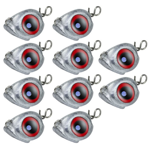 30pcs Swing Jig  Sinker Weights for Soft Lure Fishing Easy Hook Combo, Aggravated Design 5g 1