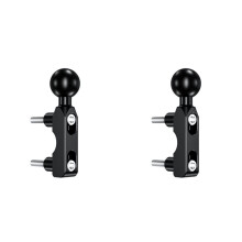 2X Adapter Motorcycle Handlebar Brake Clutch Control Mount 25mm Ballhead Base